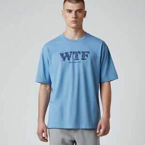 Life is Good S WTF Where’s The Fish Blue Shirt Boating Fishing Preppy Boardwalk